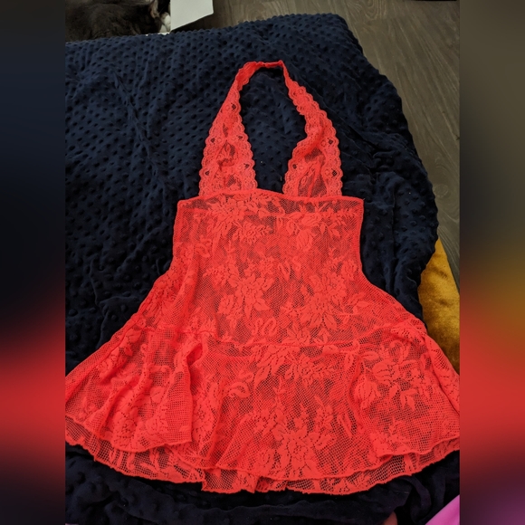 Victoria's Secret Other - New neon orange babydoll size xs perfect condition